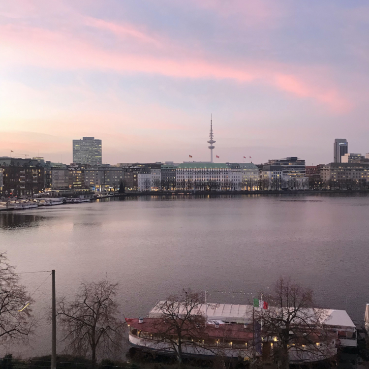 Alster Hamburg 6. Januar 2020