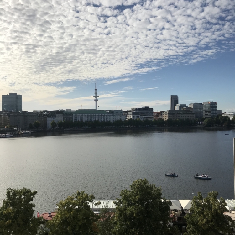 Alster Hamburg 30. Juli 2020