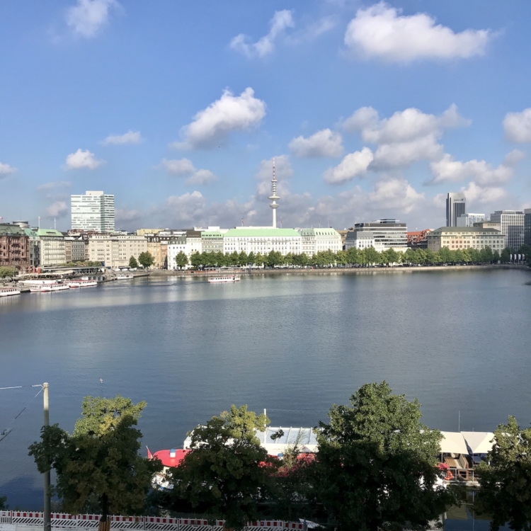 Alster Hamburg 19. August 2020