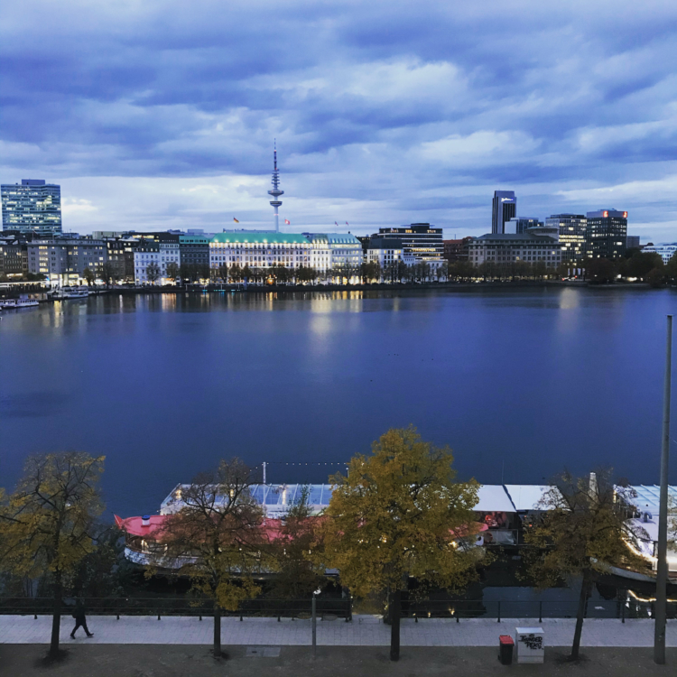 Alster Hamburg 22. Oktober 2020